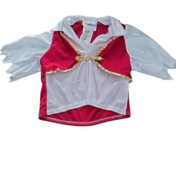 California Costumes Toddler Size 3/4 Black Red White Pirate Halloween Costume - Picture 2 of 8